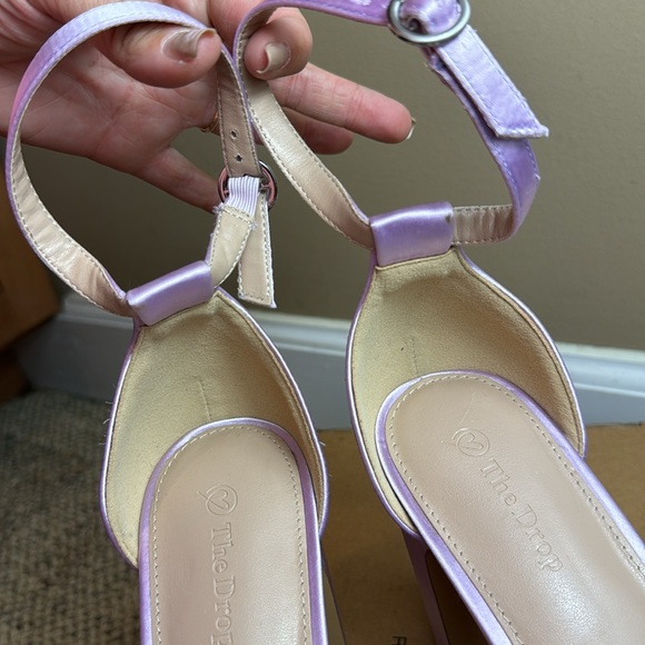 The Drop Women's Hamalie Platform Sandal, Lavender Satin, Size 9 - Picture 12 of 16